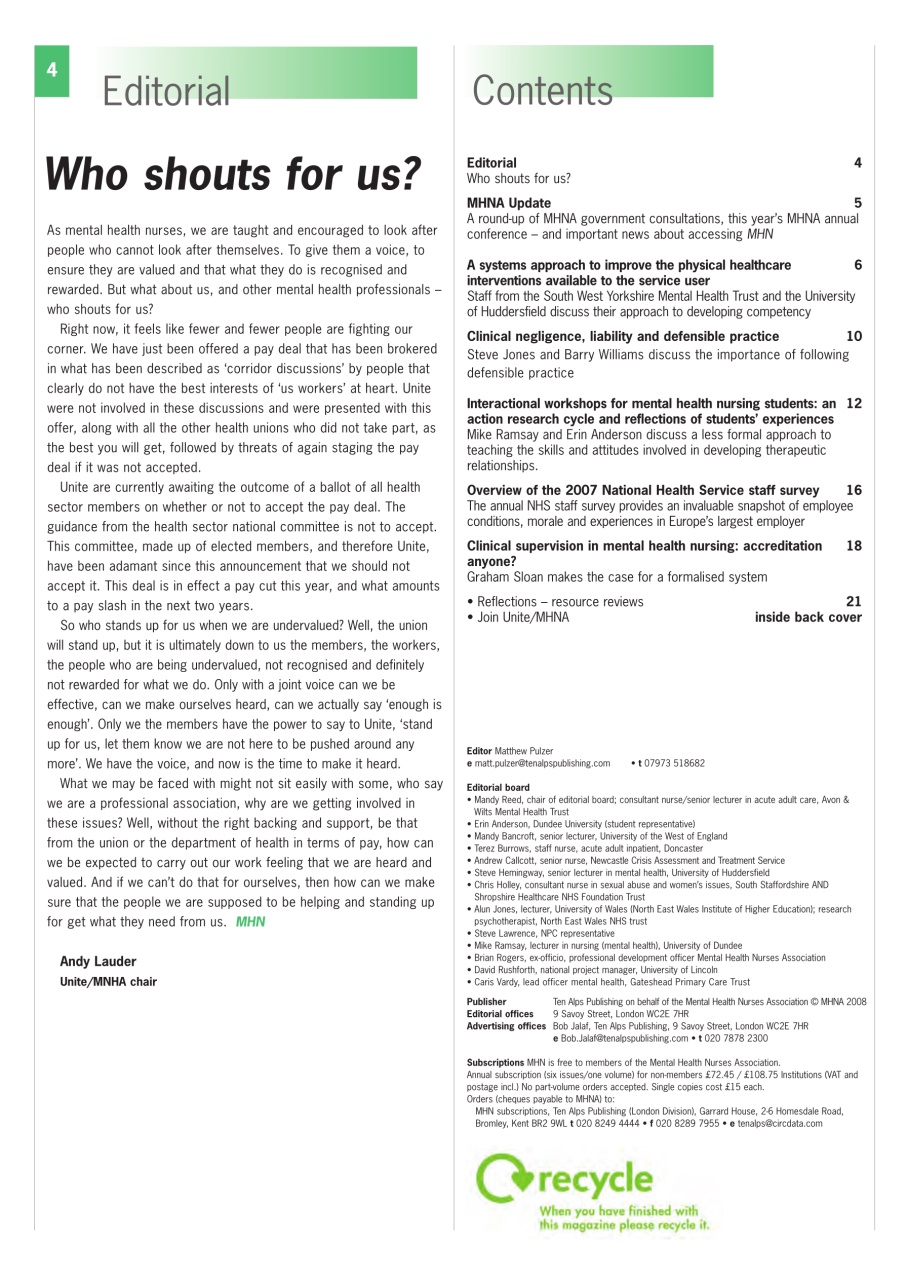 Mental Health Nursing Preview Pages