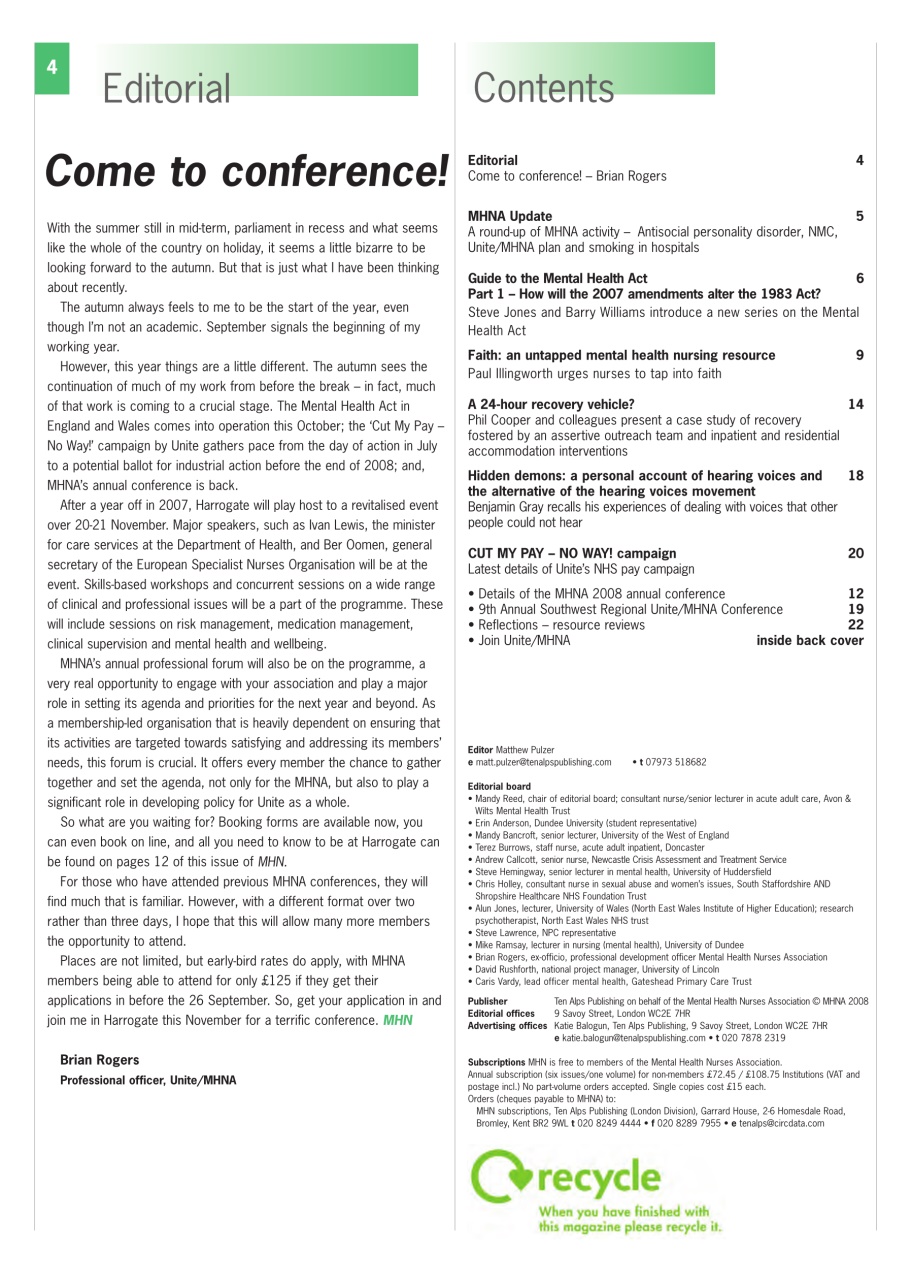 Mental Health Nursing Preview Pages