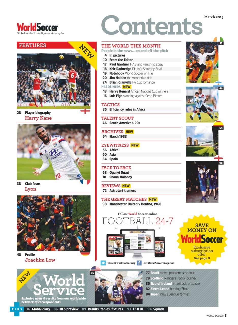World Soccer Preview Pages