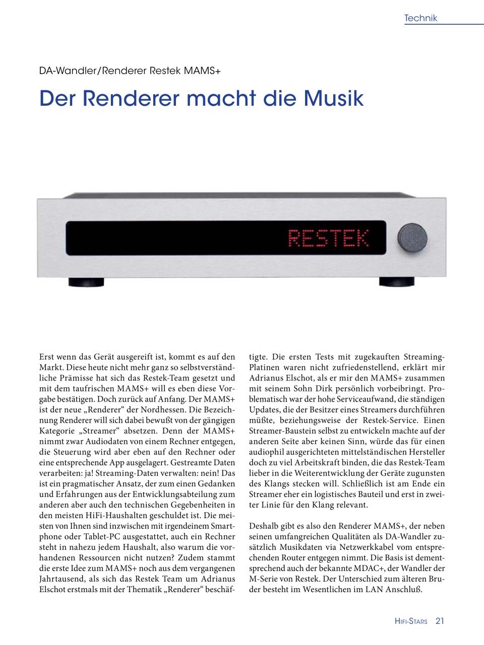 HiFi Stars Magazin Preview Pages
