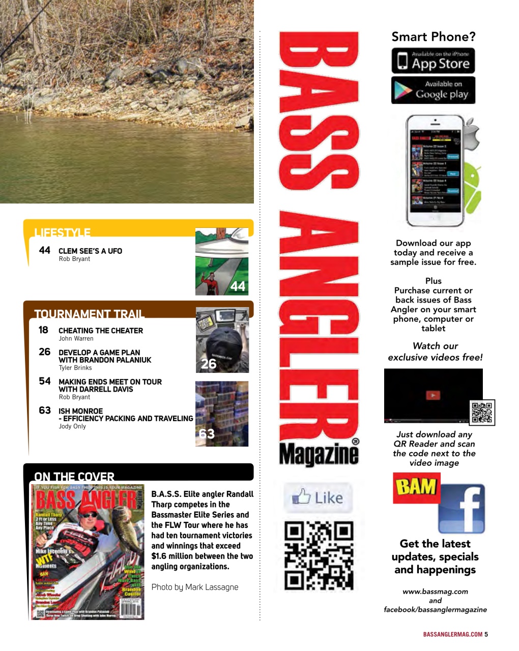 BASS ANGLER MAGAZINE Preview Pages