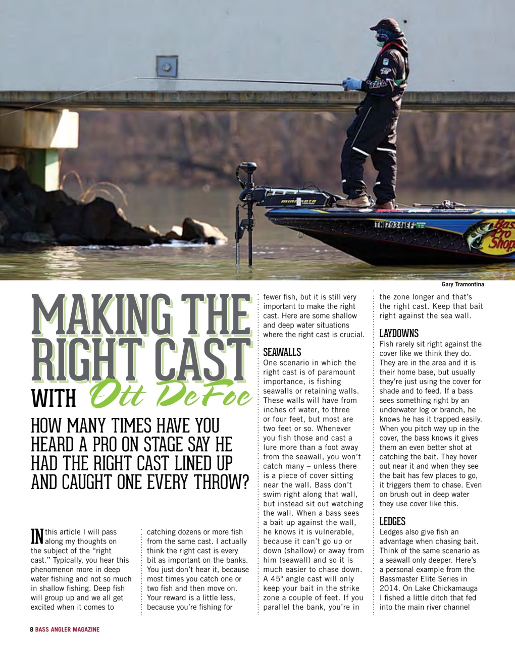 BASS ANGLER MAGAZINE Preview Pages
