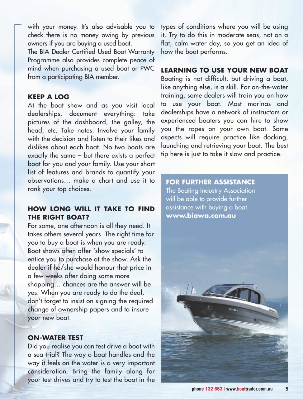 Boat Trader Australia Preview Pages