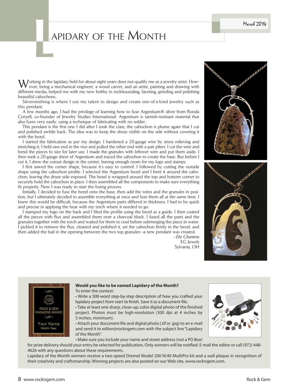 Rock&Gem Magazine Preview Pages