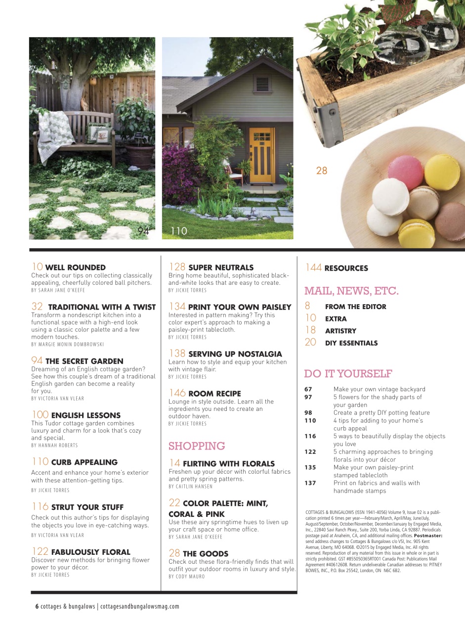 Cottages and Bungalows Preview Pages