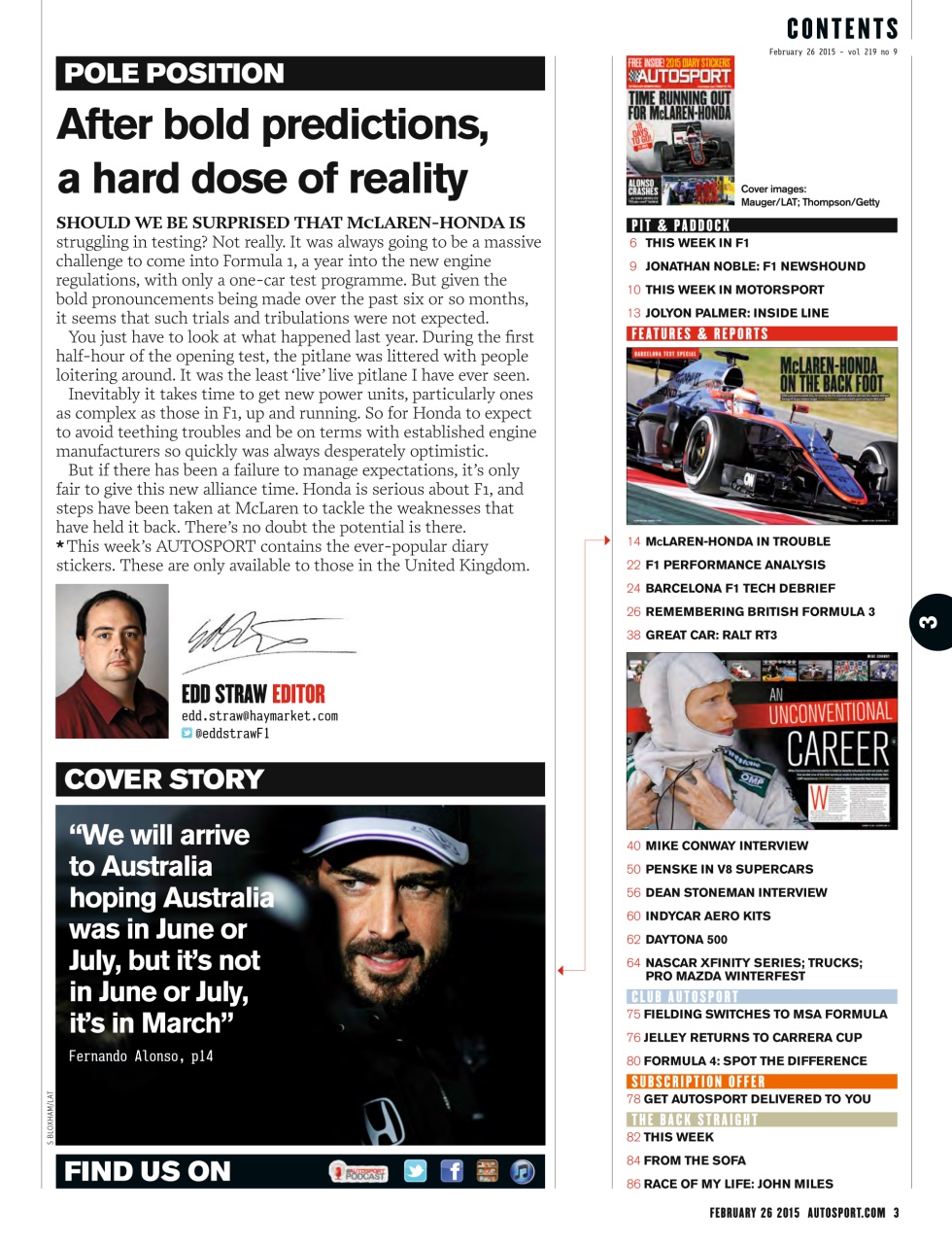 Autosport Preview Pages