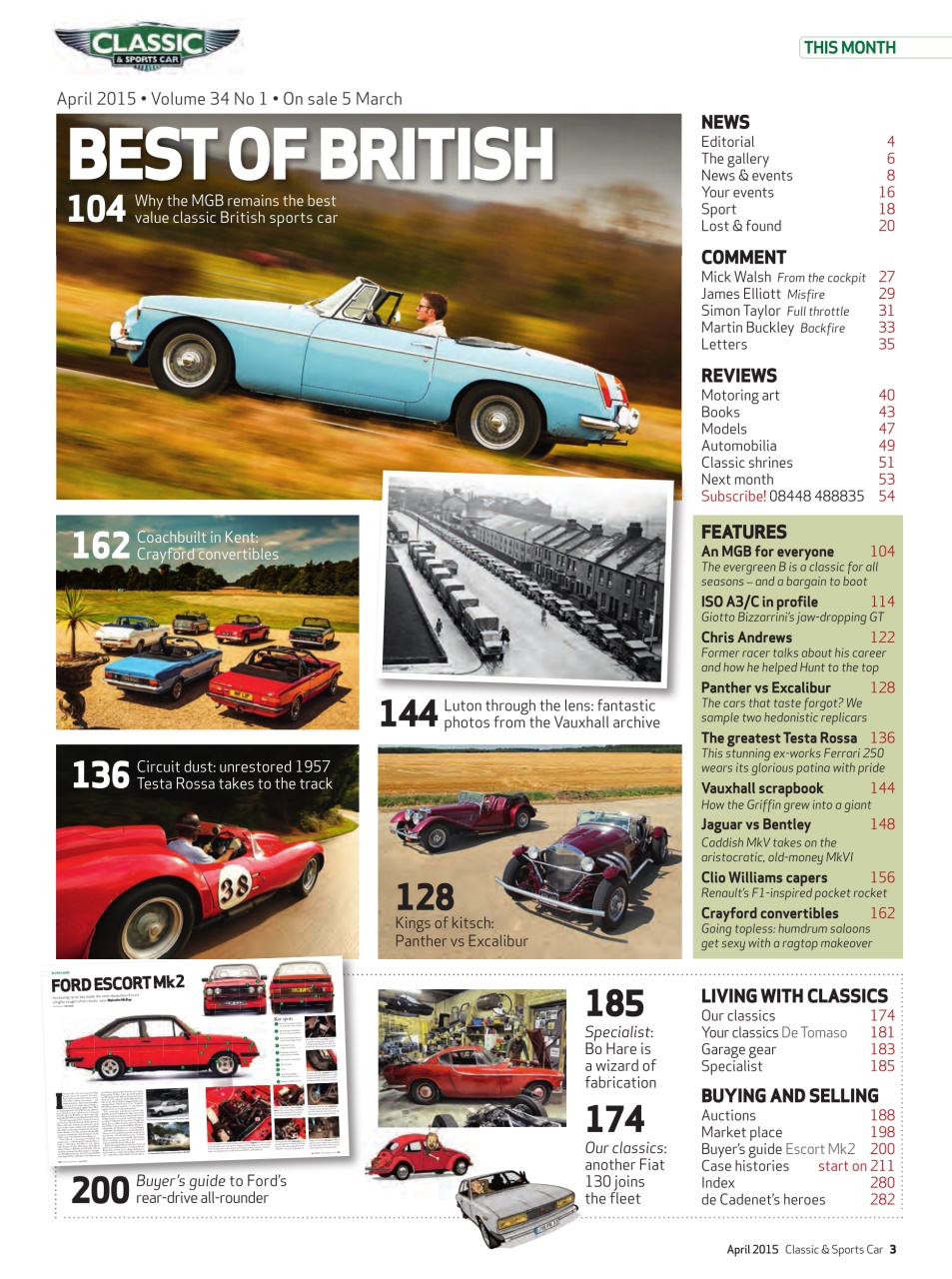 Classic & Sports Car Preview Pages