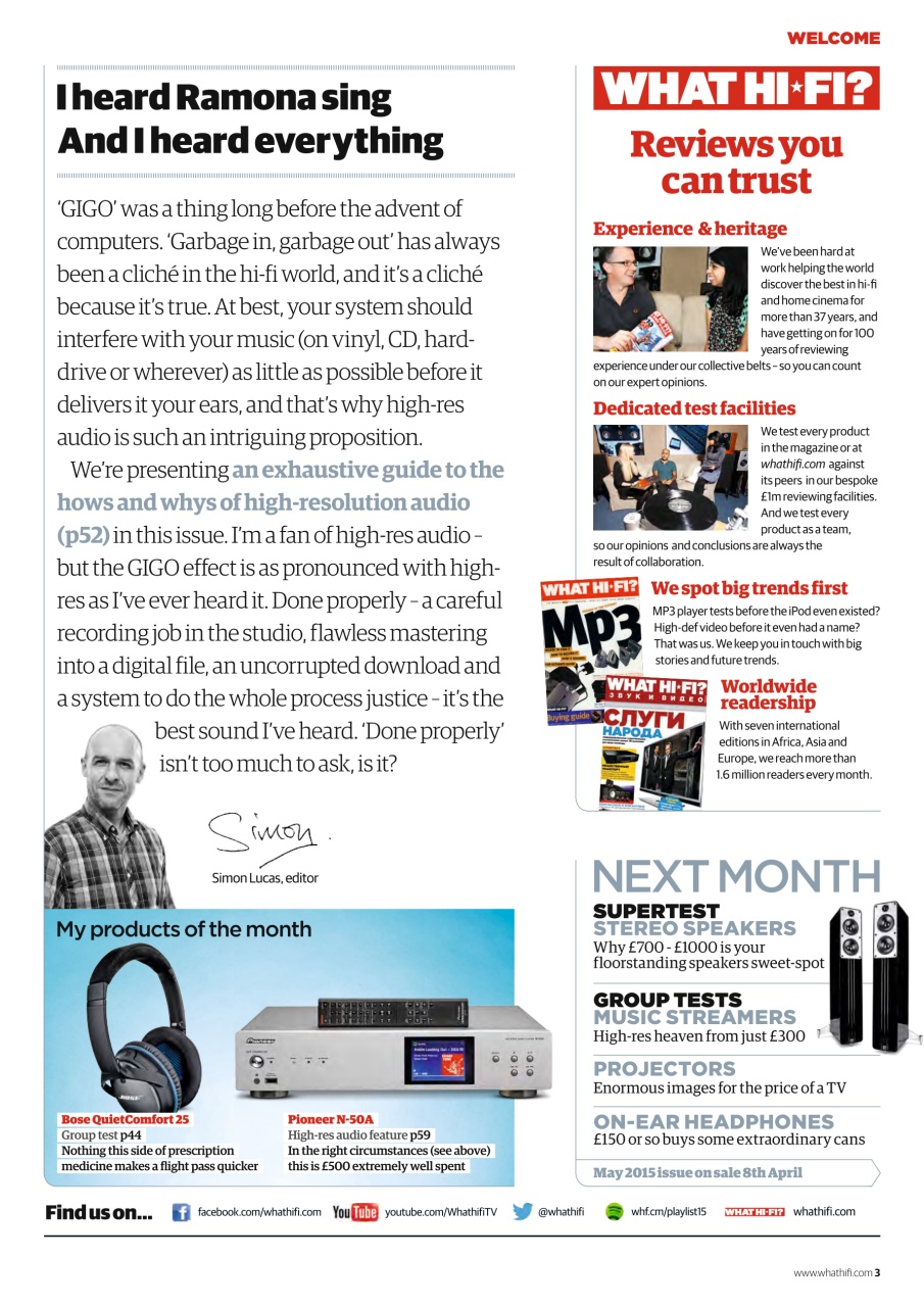 What HiFi Preview Pages