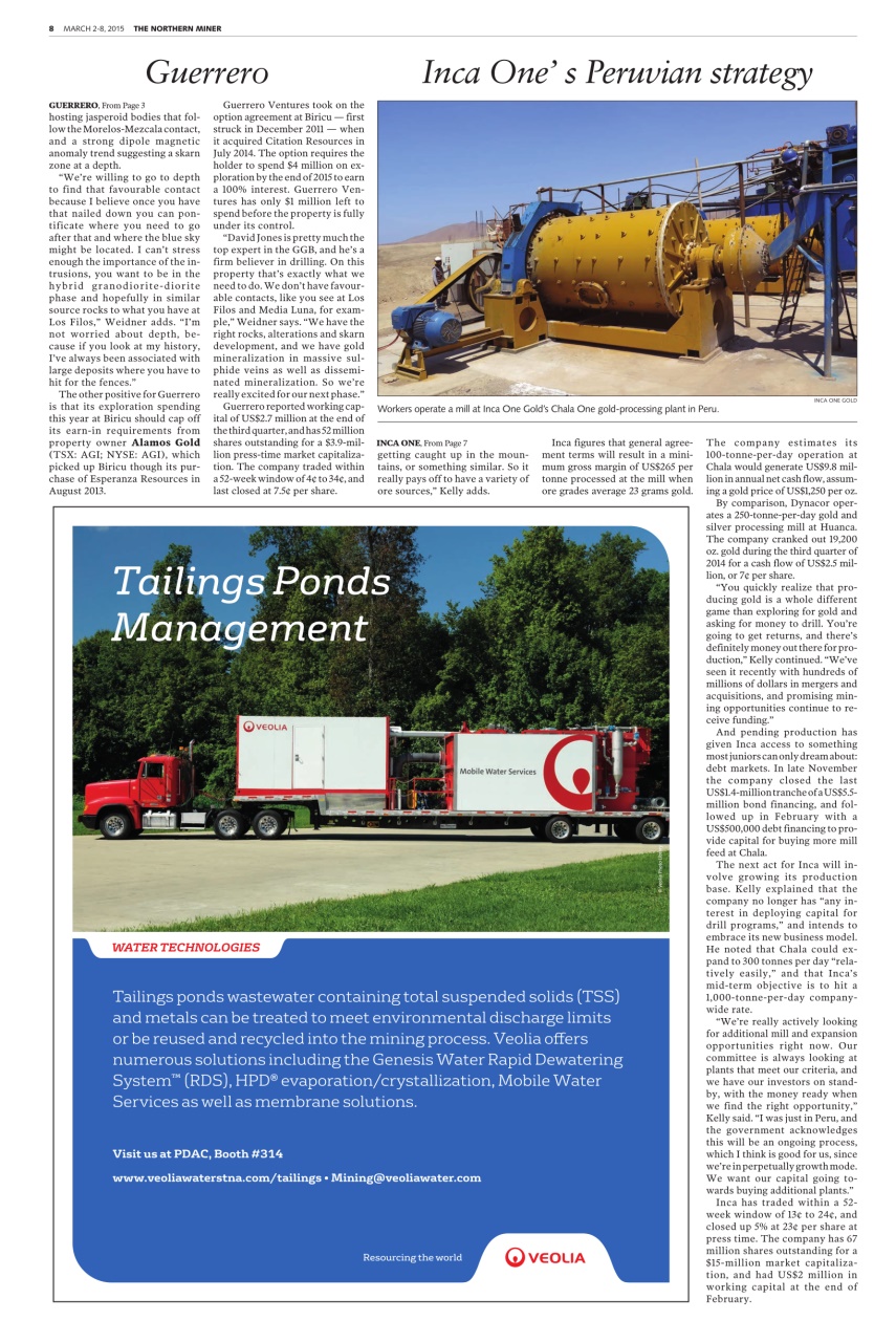 The Northern Miner Preview Pages