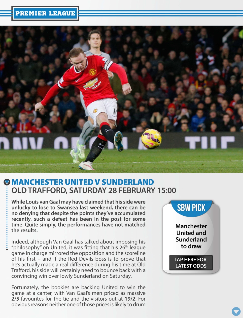 Sports Betting Weekly Preview Pages