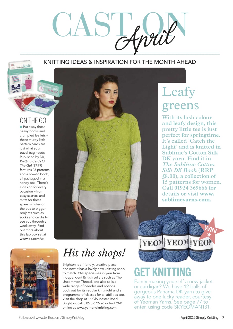 Simply Knitting Preview Pages