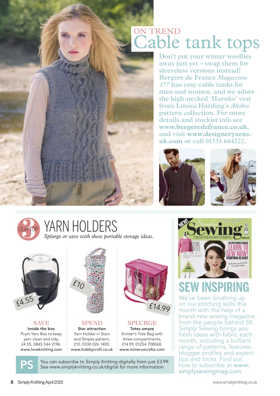 Simply Knitting Preview Pages