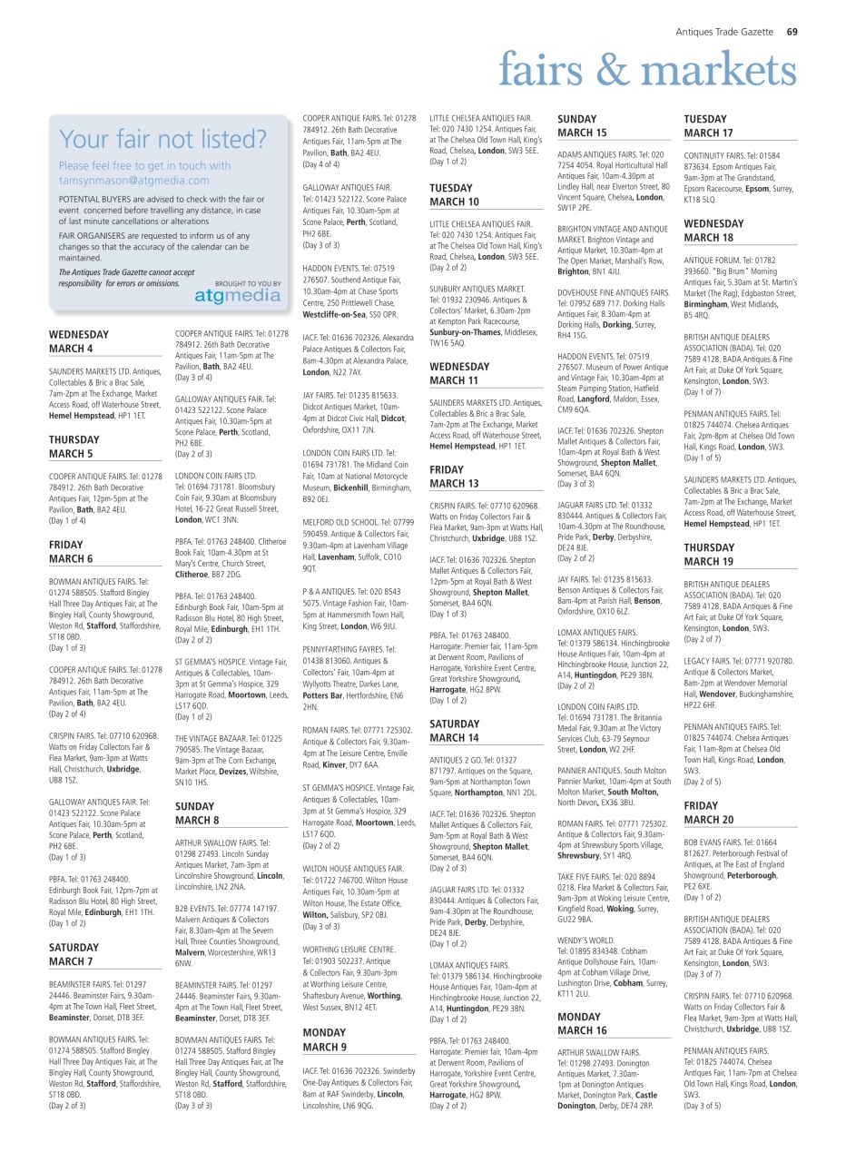 Antiques Trade Gazette Preview Pages