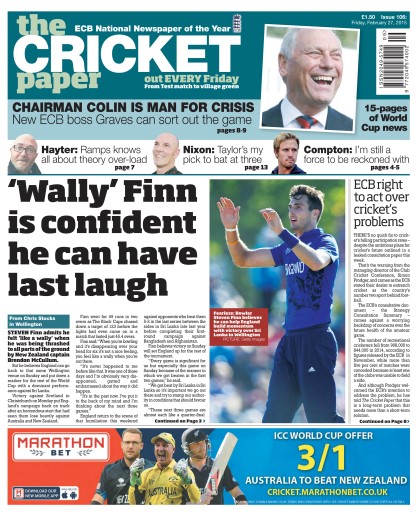 The Cricket Paper issue 