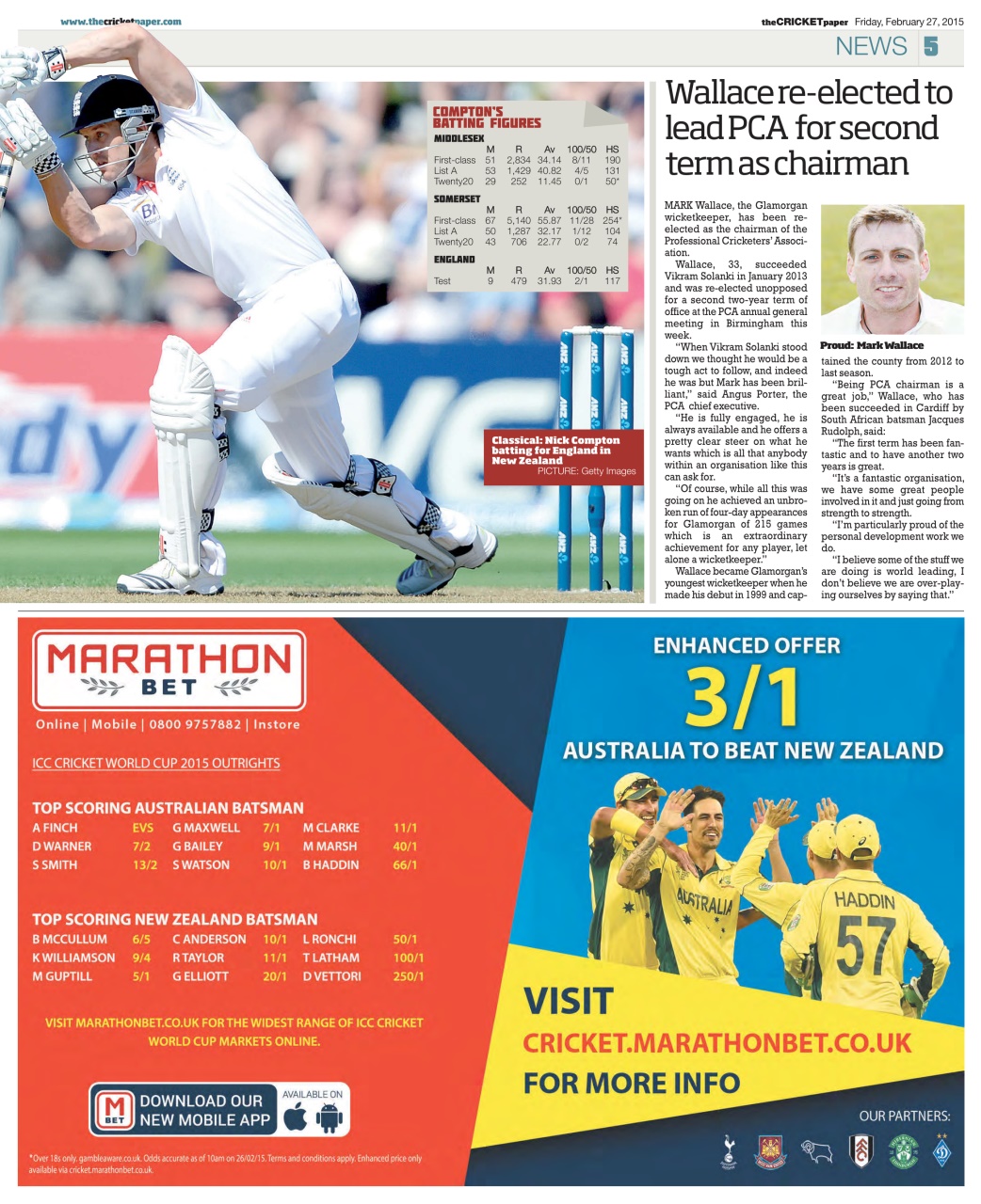 The Cricket Paper Preview Pages
