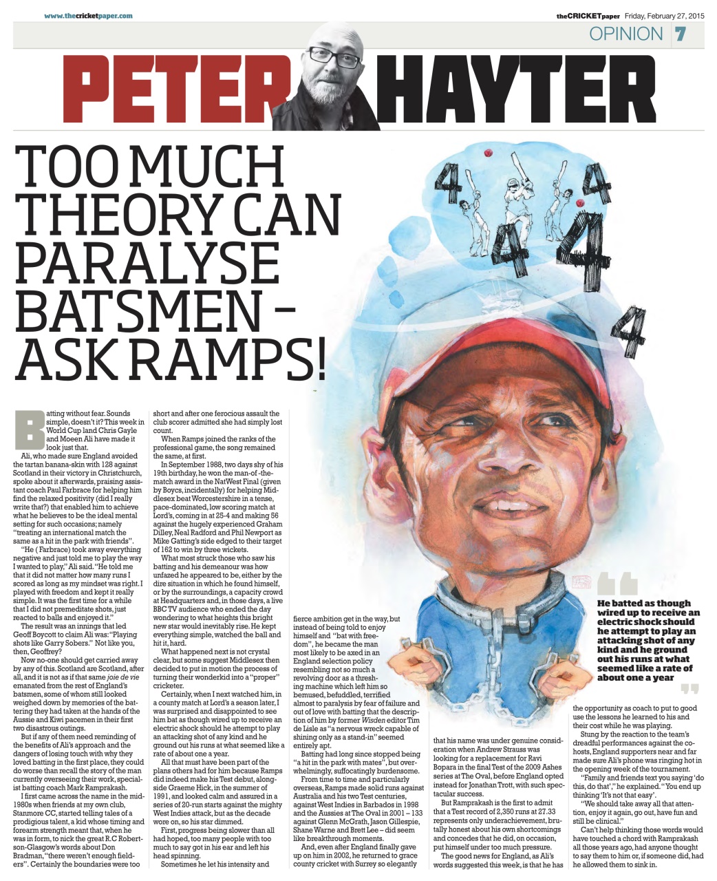 The Cricket Paper Preview Pages