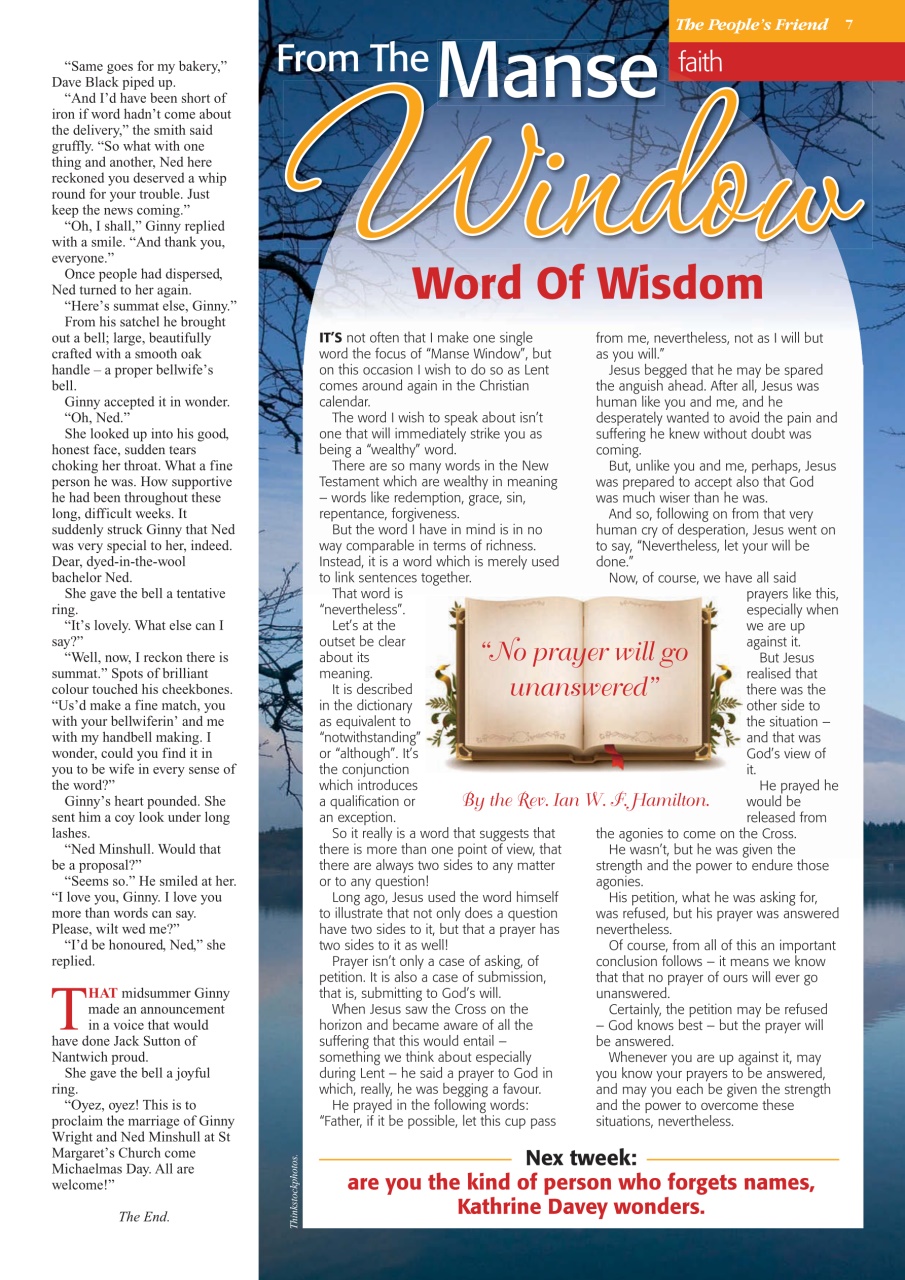 The People’s Friend Preview Pages