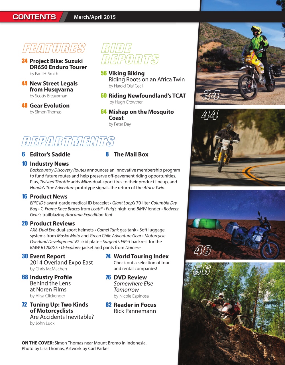 Adventure Motorcycle Preview Pages