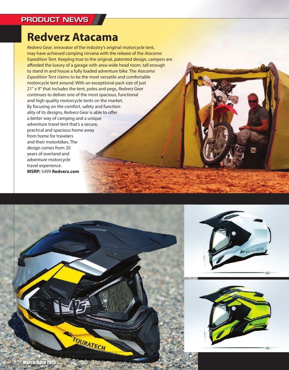 Adventure Motorcycle Preview Pages