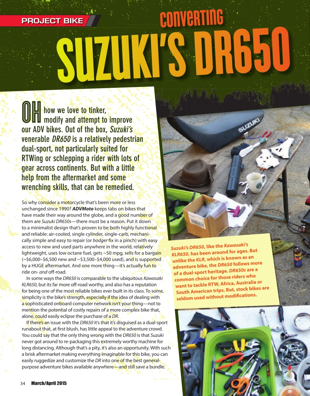 Adventure Motorcycle Preview Pages