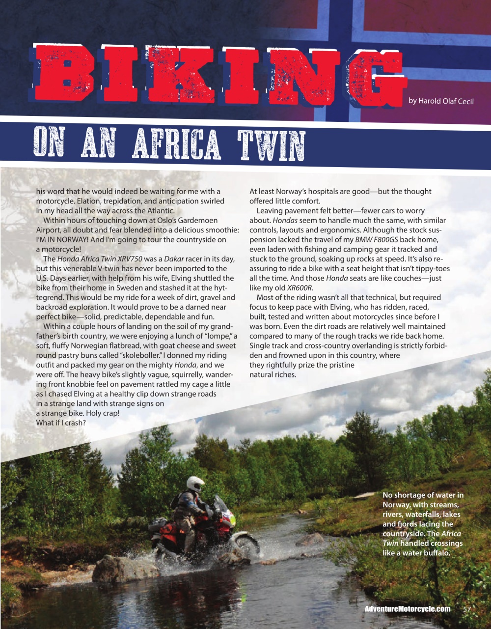 Adventure Motorcycle Preview Pages