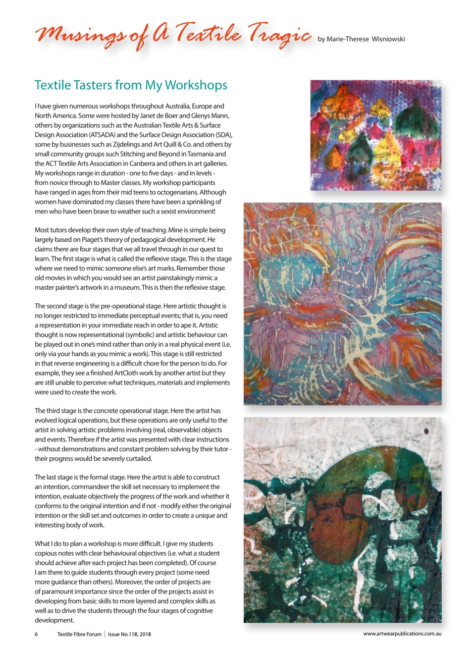 Textile Fibre Forum Preview Pages