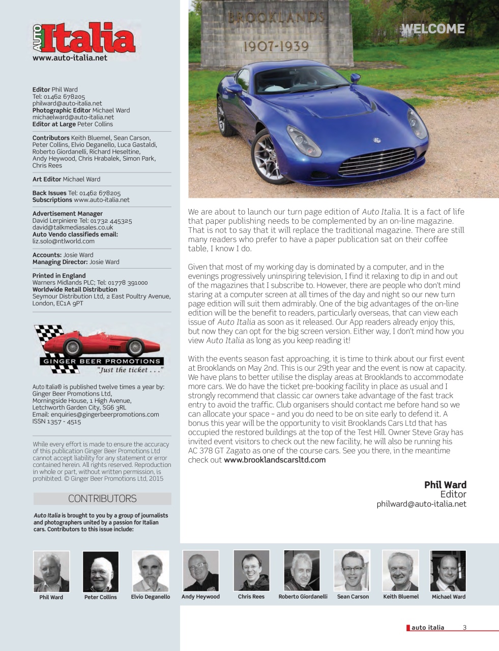 AutoItalia Magazine Preview Pages