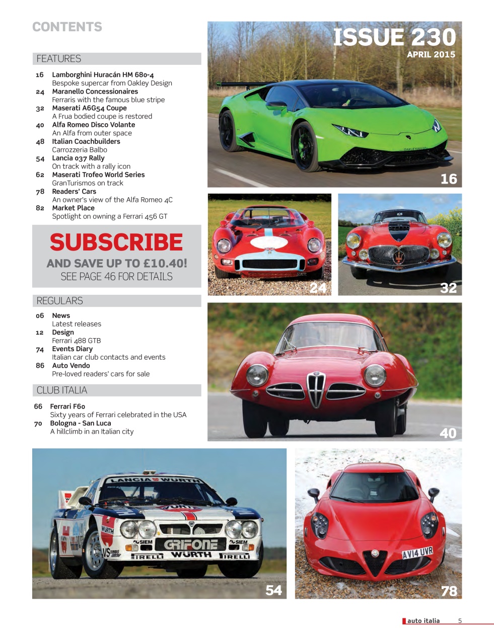 AutoItalia Magazine Preview Pages