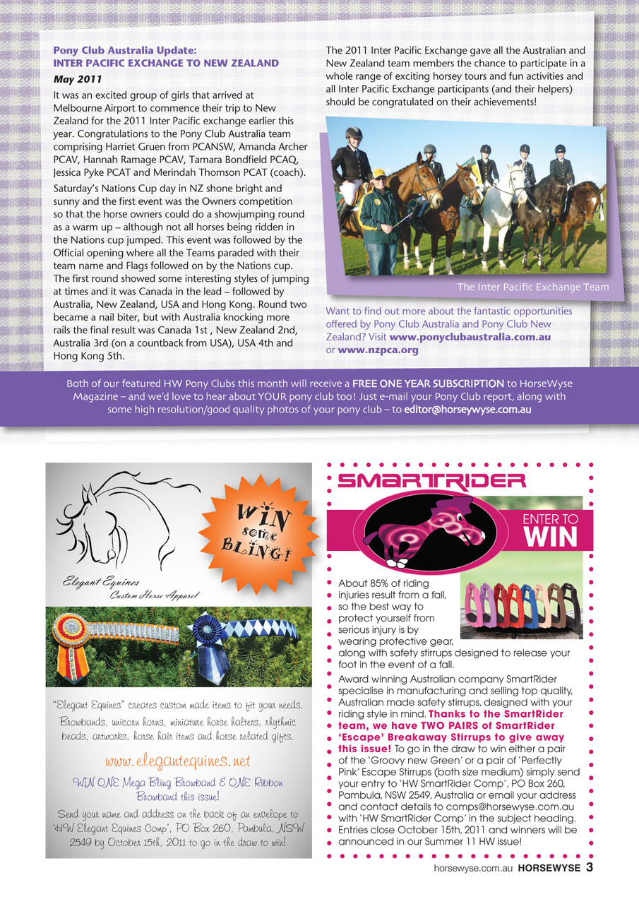 HorseWyse Magazine Preview Pages