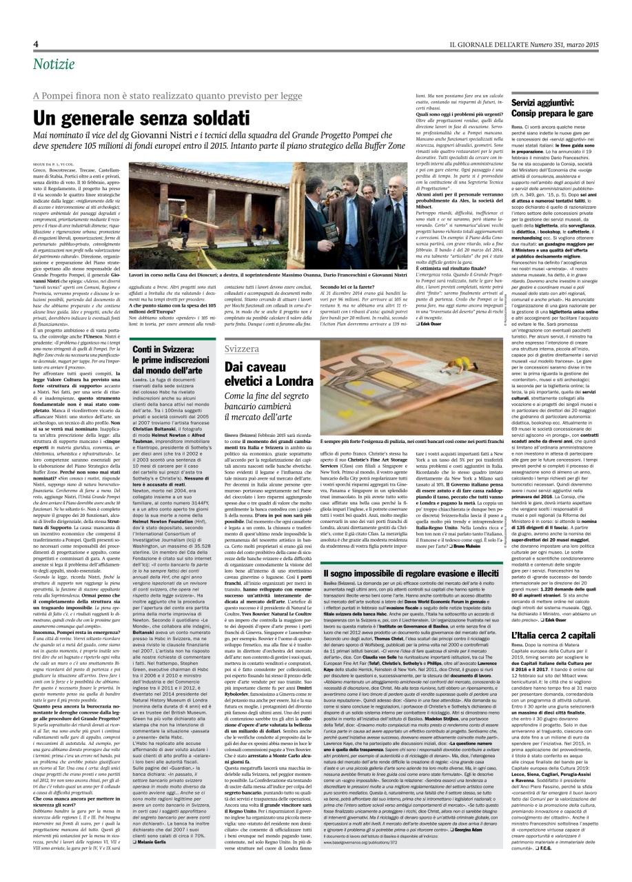 Il Giornale Dell’Arte Preview Pages