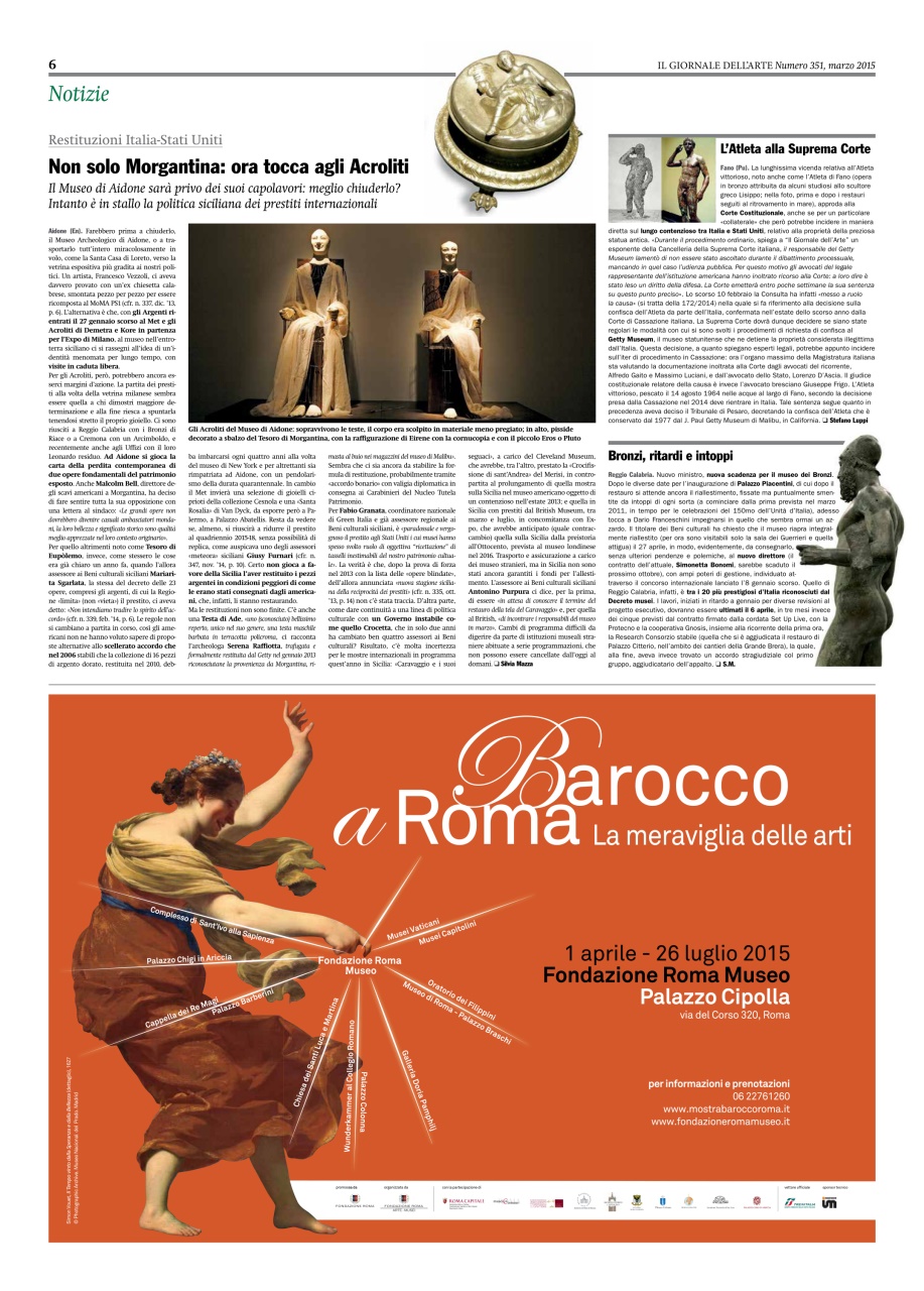 Il Giornale Dell’Arte Preview Pages