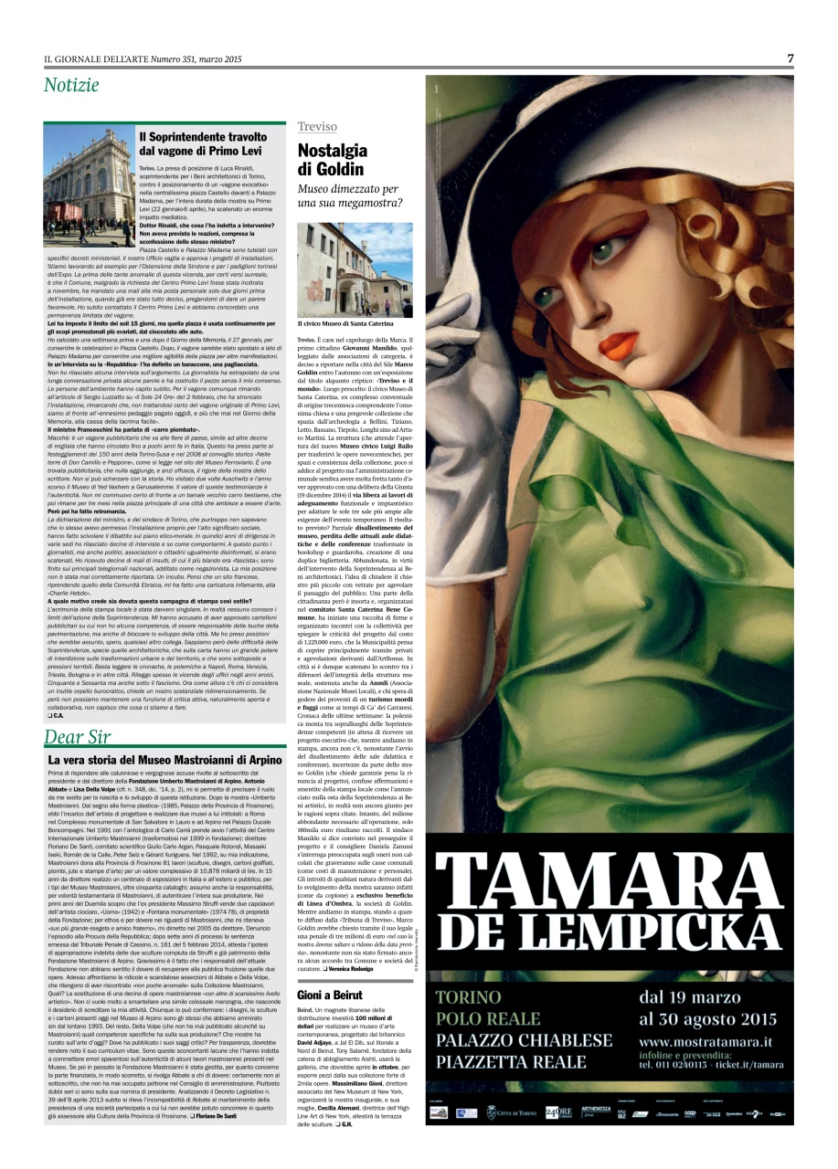 Il Giornale Dell’Arte Preview Pages