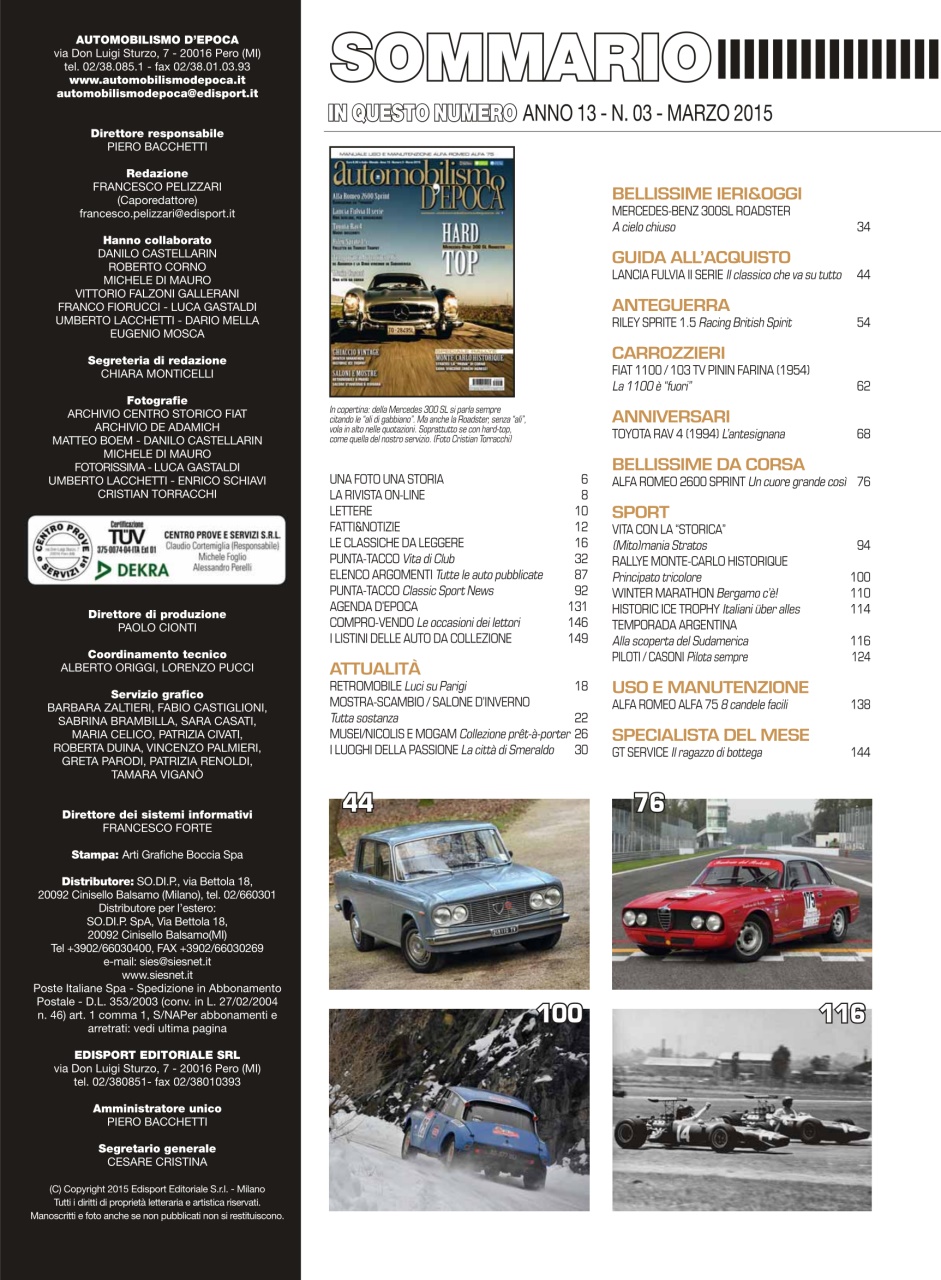 Automobilismo d'Epoca Preview Pages