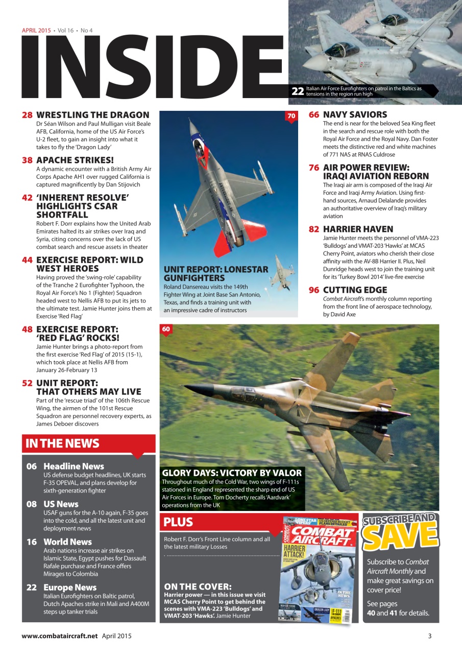 Combat Aircraft Journal Preview Pages