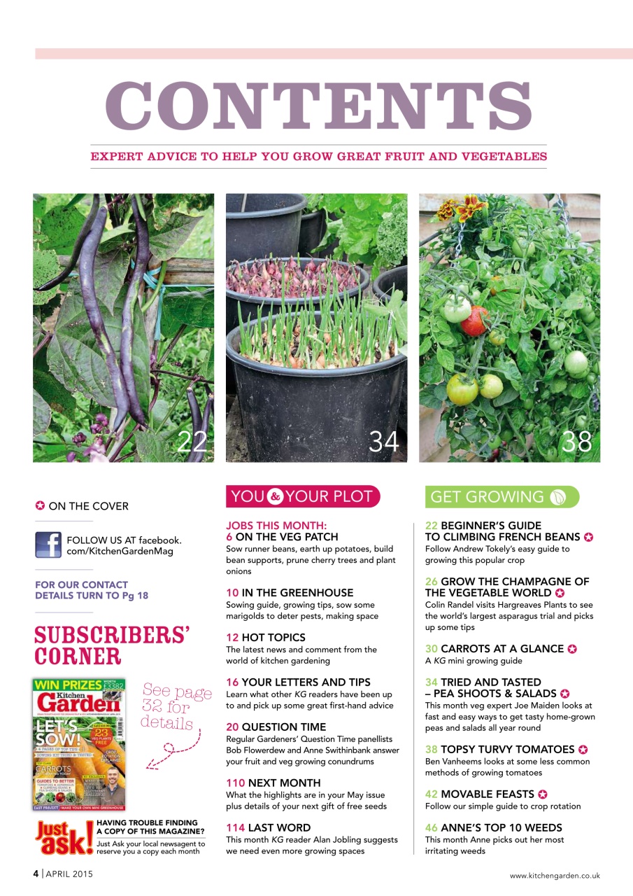 Kitchen Garden Magazine Preview Pages