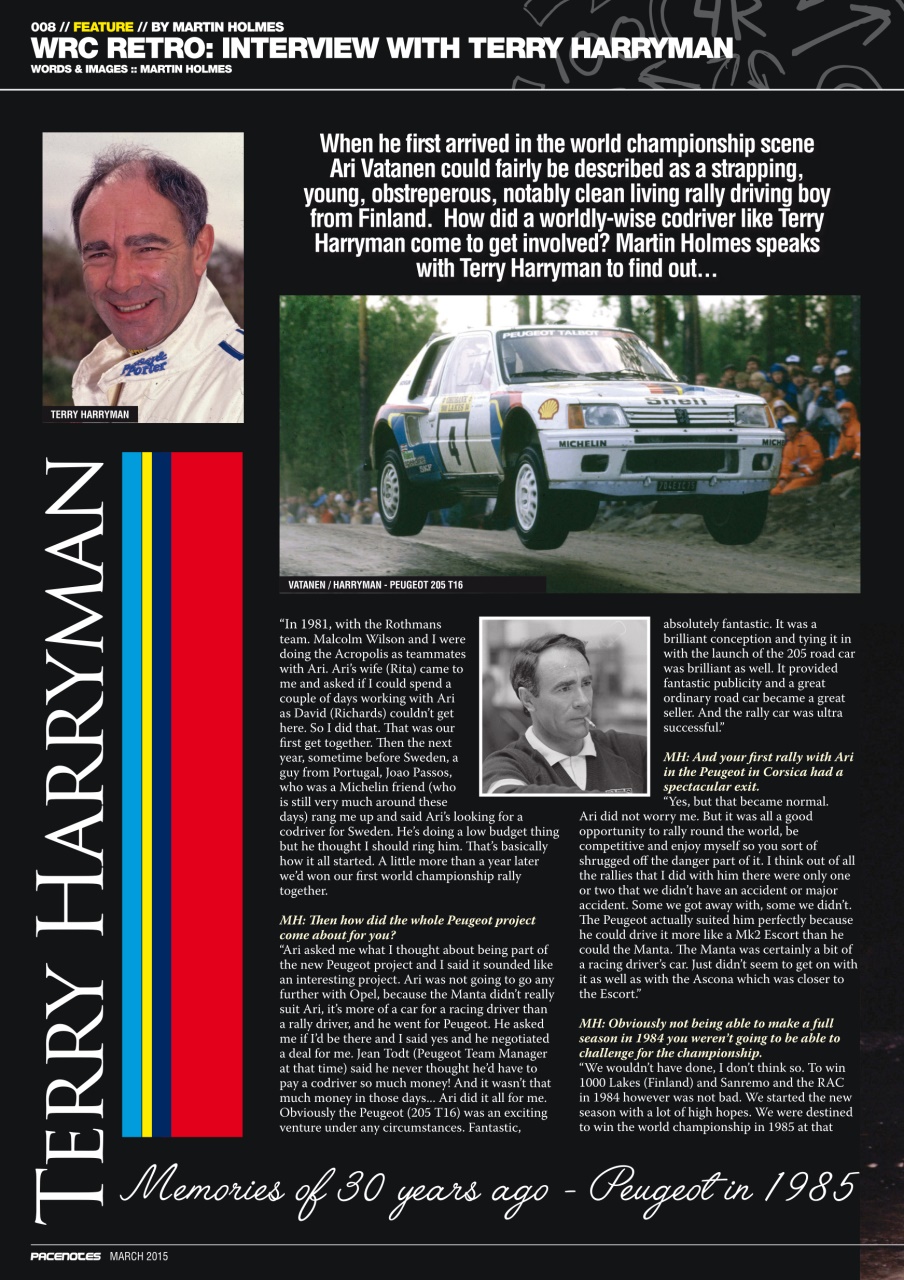 Pacenotes Rally magazine Preview Pages