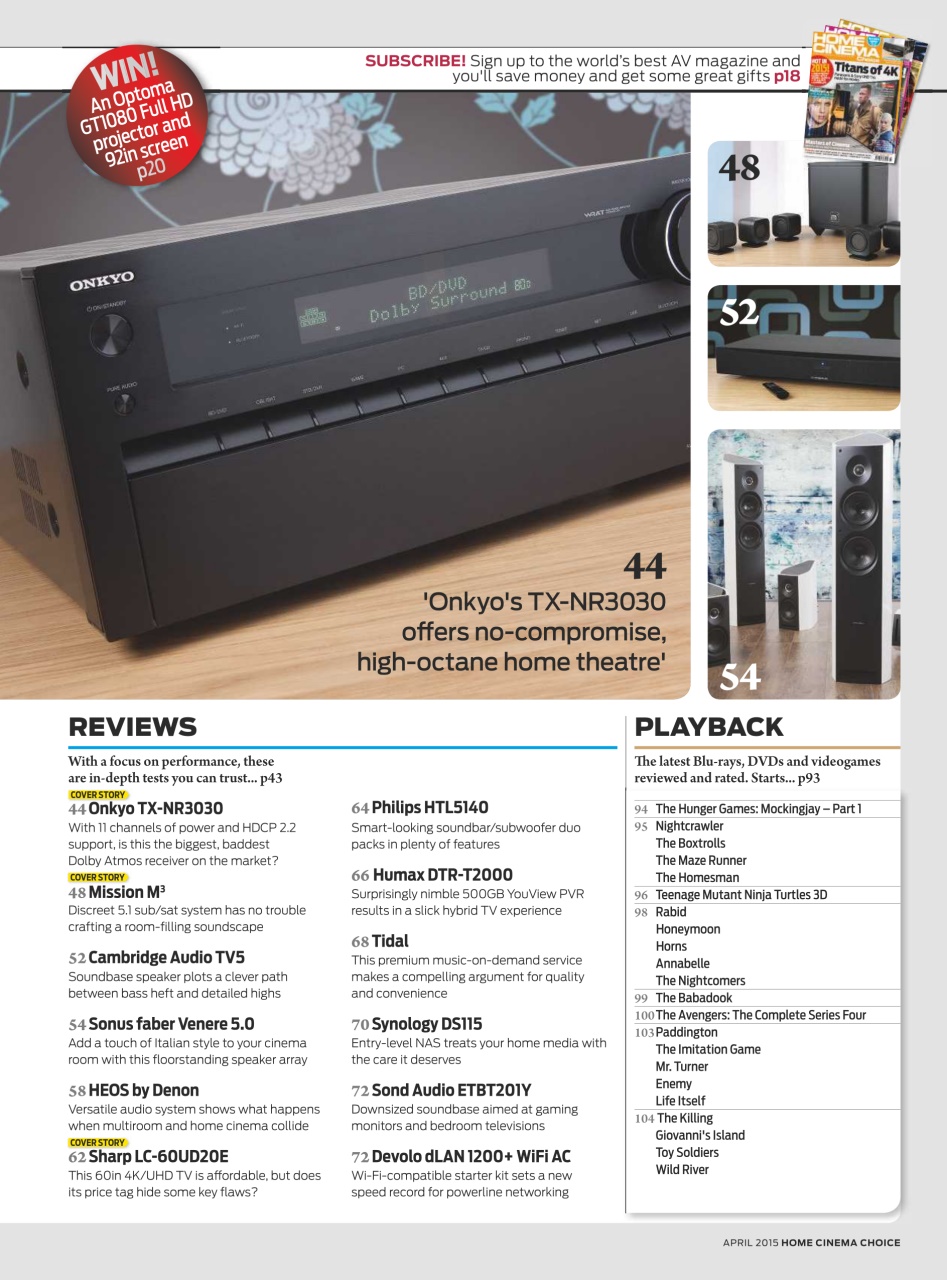 Home Cinema Choice Preview Pages