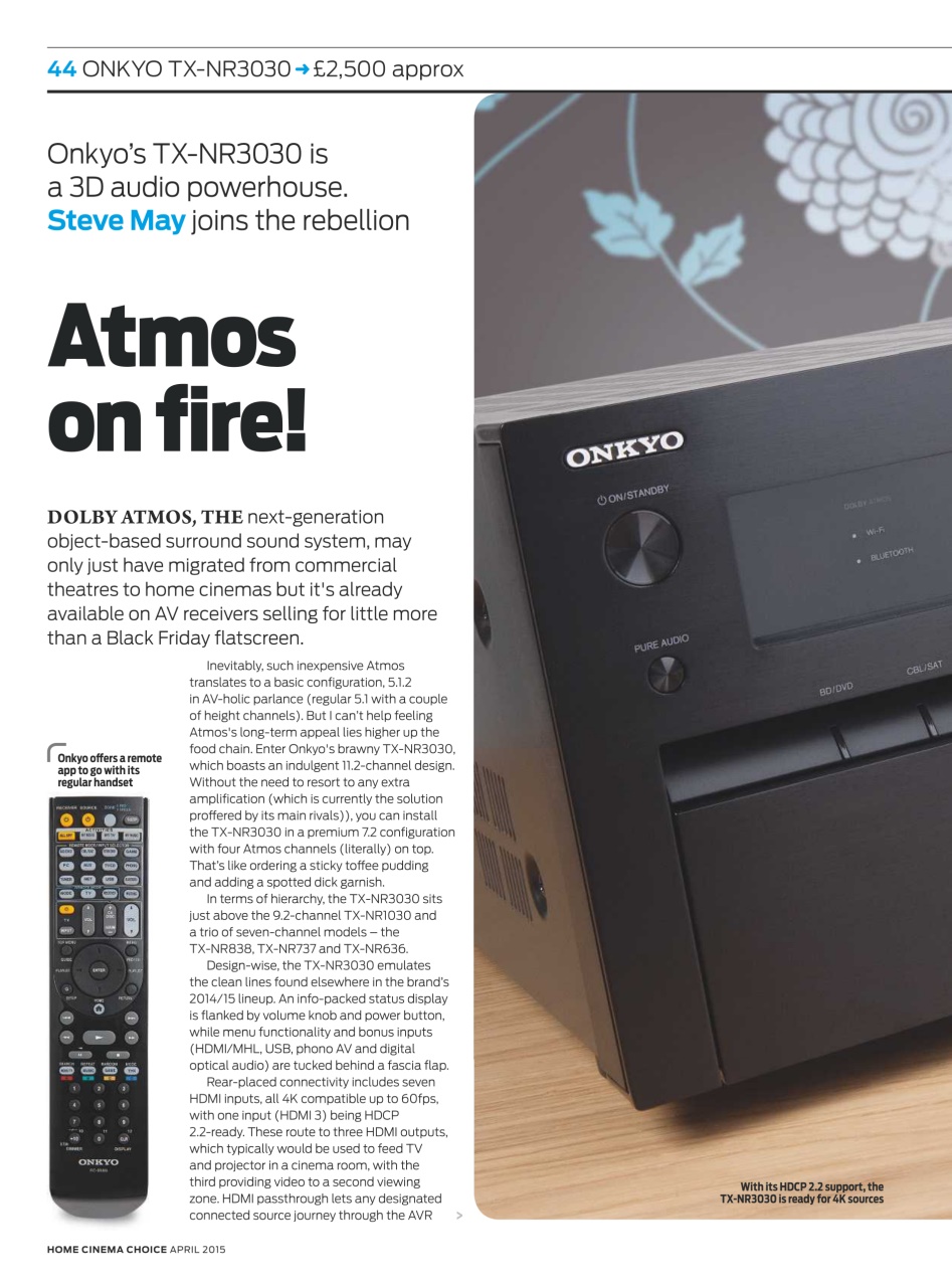 Home Cinema Choice Preview Pages