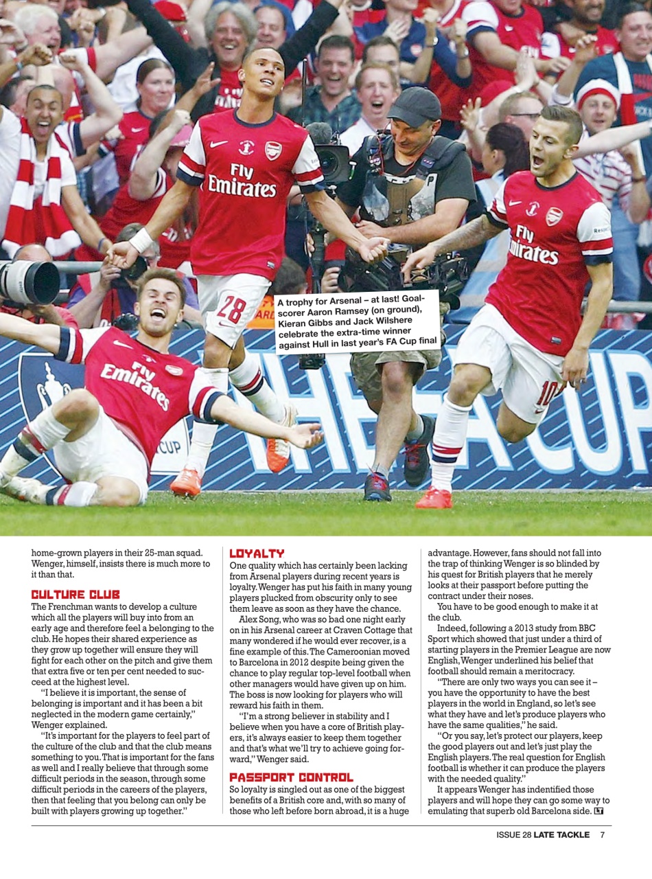 Late Tackle Football Magazine Preview Pages