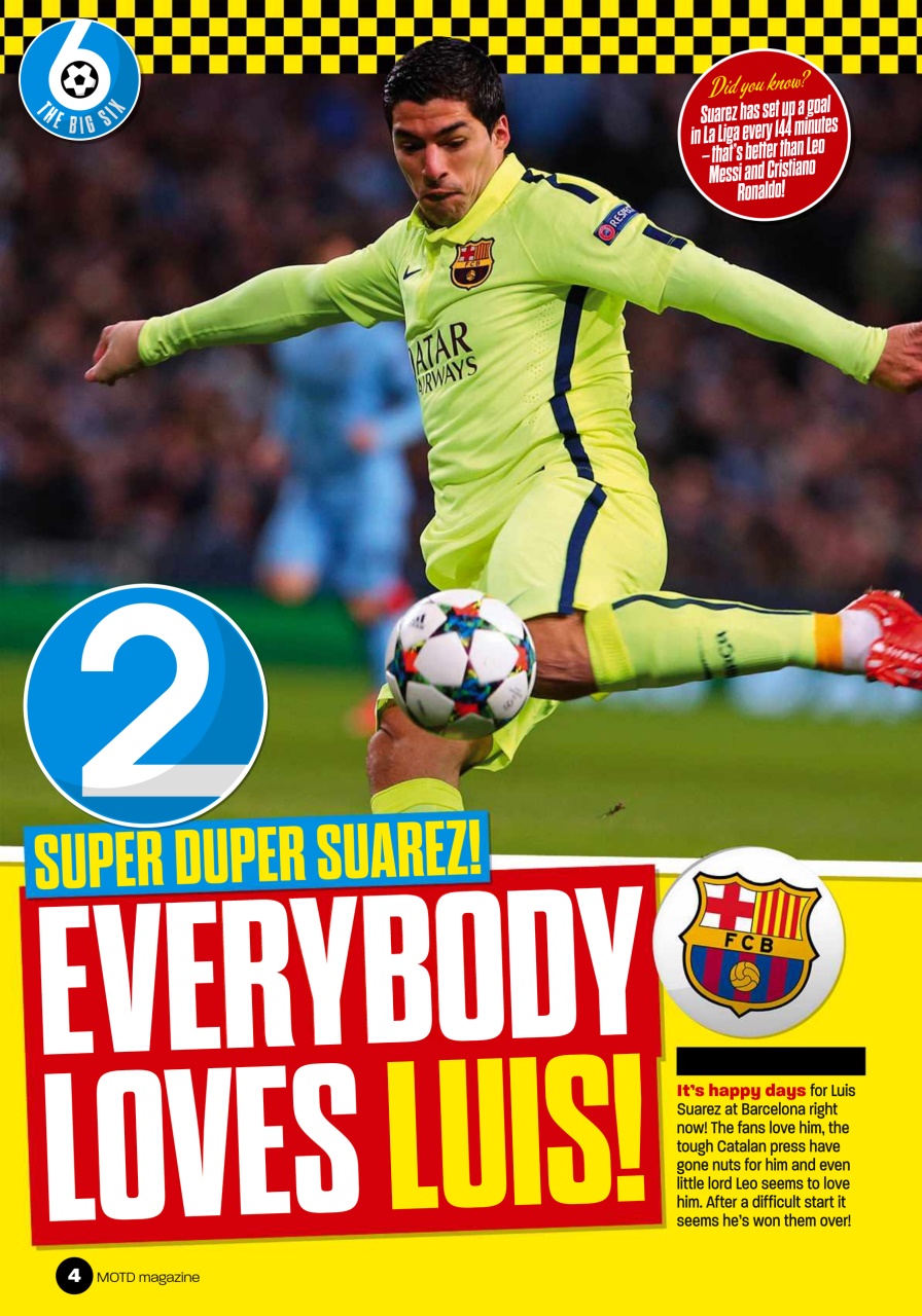 Match of the Day Preview Pages