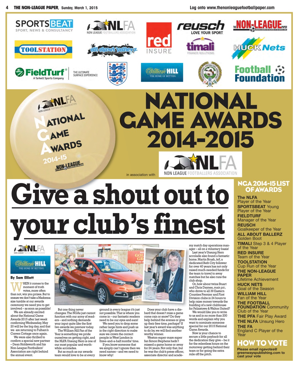 The Non-League Football Paper Preview Pages