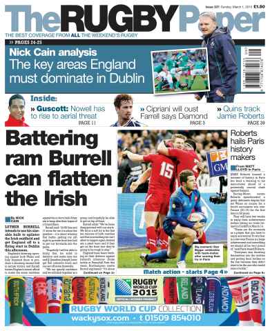 The Rugby Paper issue 1st March 2015