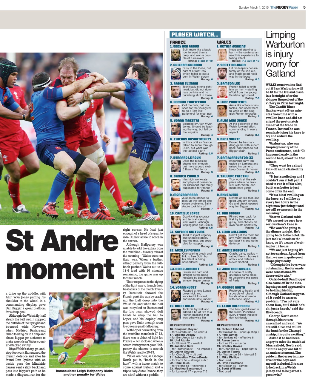 The Rugby Paper Preview Pages
