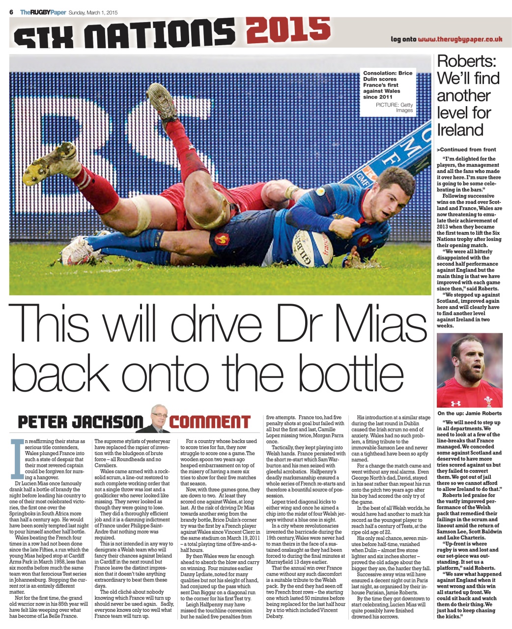 The Rugby Paper Preview Pages