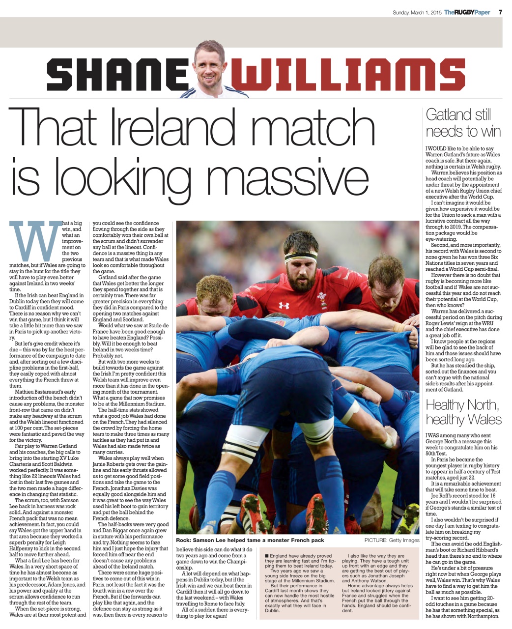 The Rugby Paper Preview Pages