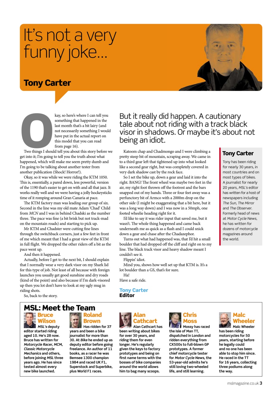 Motorcycle Sport & Leisure Preview Pages