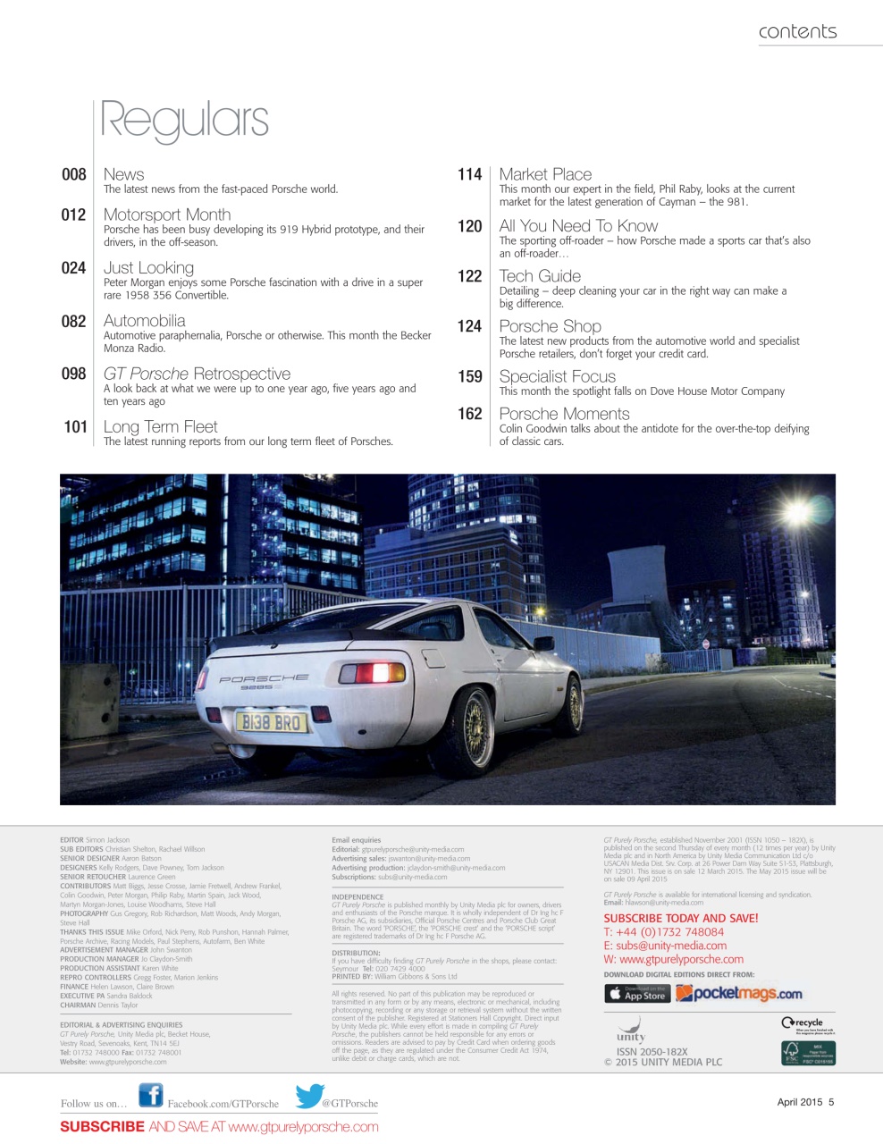 GT Porsche Preview Pages