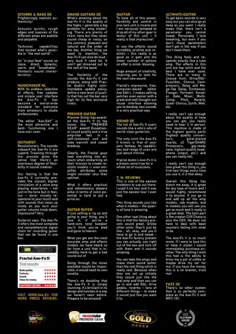 Guitarist Preview Pages
