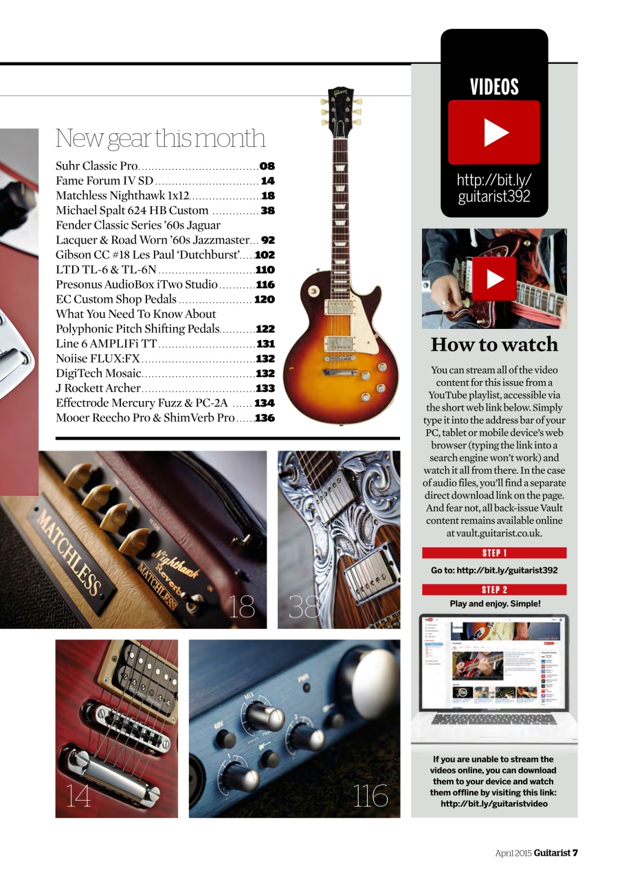 Guitarist Preview Pages