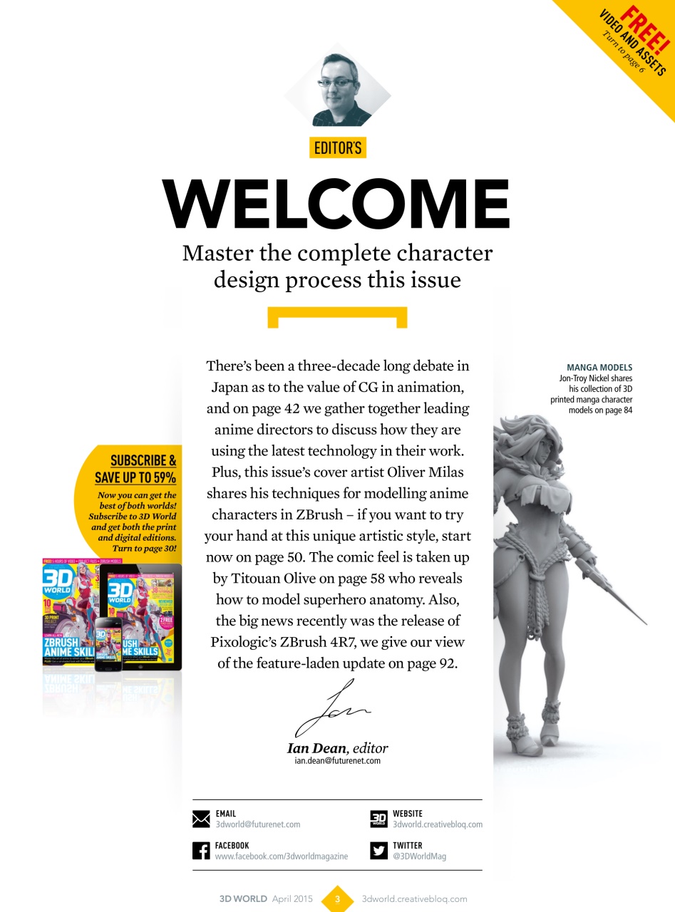 3D World Preview Pages